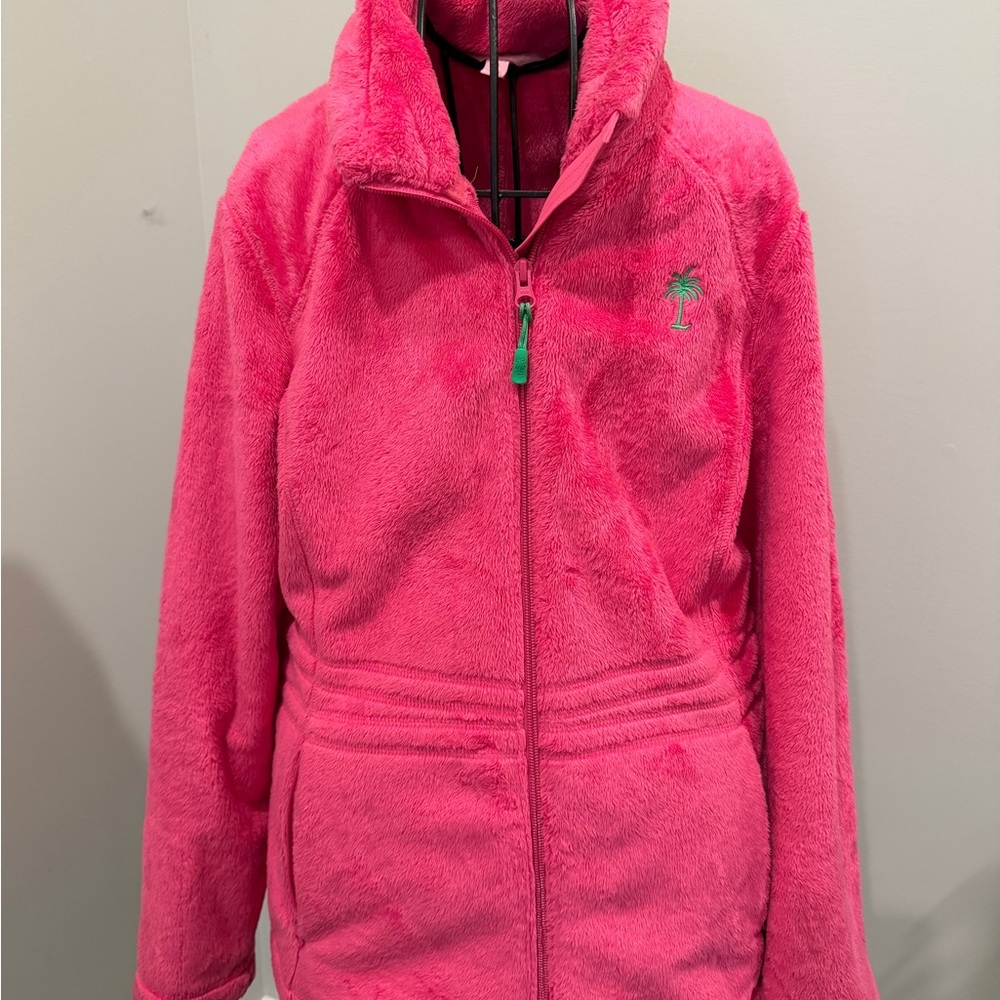 Lilly Pulitzer Vibrant Pink Kids Puffer Jacket